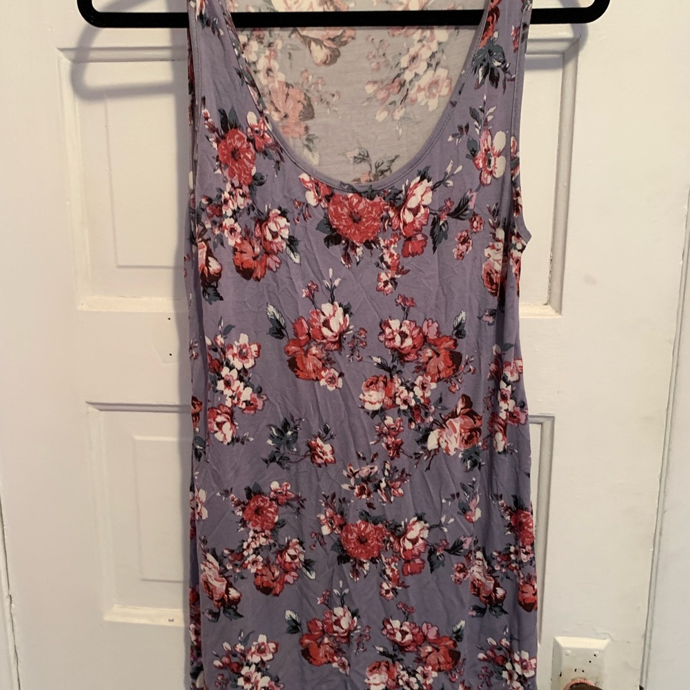 Pink blush maternity tank top